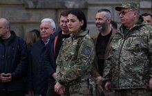 Фото 7: У Львові відкрили фонтан, присвячений Герою України «Да Вінчі» та всім добровольцям (відео)