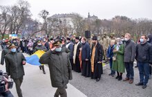 Фото 4: У Львові з нагоди Дня Гідності та Свободи організували мистецьку акцію