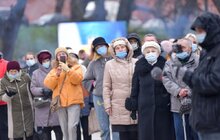Фото 12: У Львові з нагоди Дня Гідності та Свободи організували мистецьку акцію