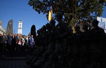 Фото 13: В День захисника України першокурсники ліцею ім. Героїв Крут присягнули на вірність Україні