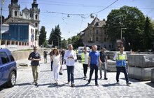 Фото 2: Реконструкція вул. С. Бандери триває: до кінця року планують завершити роботи і відкрити вулицю для проїзду