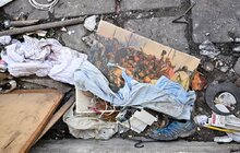 Фото 9: Непридатні для відновлення будинки, які росія зруйнувала у Львові 4 вересня, демонтовують: на їх місці буде громадський простір (відео)
