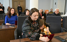 Фото 17: У Львові 29 нацгвардійців посмертно нагородили «Почесним знаком Святого Юрія» за оборону України (фото)