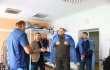 Фото 2: Голова Верховної Ради та заступник керівника Офісу Президента України відвідали поранених українців у лікарні Львова