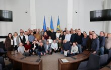 Фото 6: Мер Києва подякував львівським комунальникам, котрі більше місяця ліквідовували наслідки обстрілів у столиці (відео)