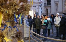 Фото 6: У Львові провели першу різдвяну екскурсію з пампухами, колядою і історіями про святкування 100 років тому (відео)