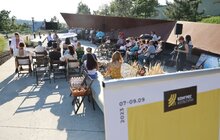 Фото 2: Воїн, що вижив під Градами, прочитав надихаючу лекцію на Меморіалі пам'яті Героїв Небесної Сотні