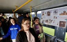 Фото 14: Поетичний трамвай на маршруті №1: у Львові читають Шевченка просто під час поїздки