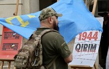 Фото 1: У Львові вшанували пам’ять жертв депортації кримськотатарського народу (відео)