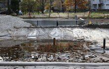 Фото 13: Громадський простір на вул. Панча готують до зими (відео)