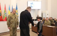 Фото 9: В День українського добровольця у Львові 30 захисників посмертно нагородили «Почесним знаком Святого Юрія» (фото)