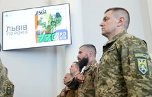 Фото 10: До Дня міста у Львові 35 захисників посмертно нагородили «Почесним знаком святого Юрія» (фото)