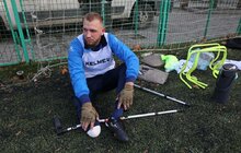 Фото 22: У Львові захисники, які втратили кінцівки на війні, створили команду і грають у футбол (відео)