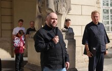 Фото 6: У Львові вперше підняли Прапор Надії в пам’ять про зниклих безвісти захисників (відео)