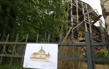 Фото 12: У Львівській громаді реставрують унікальну дерев'яну церкву - пам'ятку архітектури національного значення (відео)