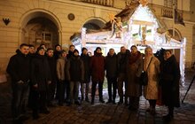 Фото 5: У центрі Львова встановили різдвяну шопку (відео)