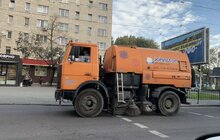 Фото 5: Комунальні служби проводять миття і дезінфекцію в місті