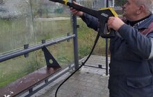 Фото 16: Комунальні служби проводять миття і дезінфекцію в місті