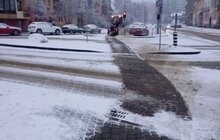 Фото 11: Впродовж дня снігоприбиральна техніка працюватиме в робочому режимі