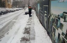 Фото 40: Впродовж дня снігоприбиральна техніка працюватиме в робочому режимі