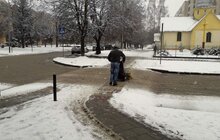 Фото 95: Впродовж дня снігоприбиральна техніка працюватиме в робочому режимі