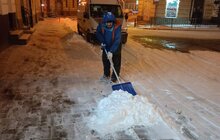 Фото 10: Комунальні служби працюють у посиленому режимі, задля прибирання міста від снігу