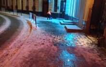Фото 49: Для посипання доріг від ожеледиці минулої доби використано 513 м3 піскосуміші та 212 м3 солі