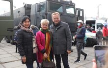 Фото 30: На площі перед Центром Довженка у Львові урочисто підняли Державний прапор