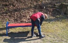 Фото 1: На території Львова проводять миття і дезінфекцію дитячих майданчиків