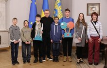 Фото 3: Переможці спортивних шкільних ліг завітали до Ратуші