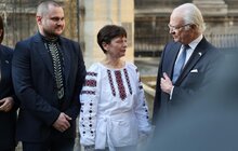 Фото 8: Король Швеції у Львові: «Люди борються до останнього — це не забудеться» (фото/відео)