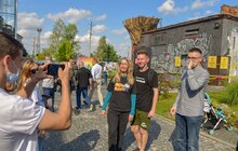 Фото 2: Мер Львова дав інтерв`ю Джеральду Естраді на «Молодвіжі»