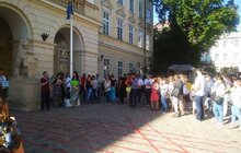 Фото 5: На пл. Ринок відбулась мистецька акція на підтримку Олега Сенцова та політв’язнів Кремля