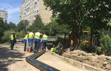 Фото 3: На вул. Трильовського триває заміна аварійного водопроводу: із серпня 12 багатоповерхівок отримуватимуть воду новим трубопроводом (відео)
