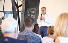 Фото 1: Мер Львова презентував у Слов’янську стратегію ідентичності сучасного міста