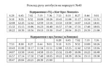 Фото 10: ЛК АТП-1 подає розклад руху автобусів на час локдауну