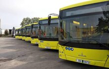 Фото 1: Перші 10 МАЗів вже у Львові: до кінця року місто має отримати ще 140 великогабаритних автобусів
