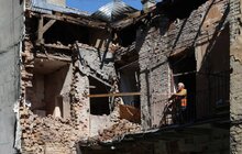 Фото 1: Будинок на вул. Олени Степанівни, 35 непридатний для відновлення: наслідки останньої атаки на Львів (відео)