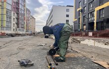 Фото 1: Реконструкція вул. Залізничної: роботи відбуваються на двох ділянках одночасно