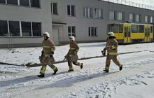 Фото 4: У трамвайному депо організували практичні заняття для майбутніх рятувальників