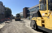 Фото 6: Другий етап реконструкції вул. Залізничної: частину ділянки вже готують до асфальтування