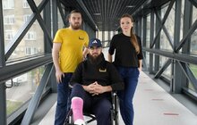 Фото 5: У Центрі НЕЗЛАМНІ відновлюють ногу бойовому медику