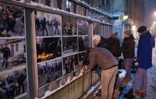 Фото 6: У Львові просто неба відкрилась фотовиставка про події на Майдані