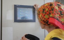 Фото 17: Мер Львова спільно з міністром екології оглянули очисні споруди, де працівники продемонстрували технологію очищення стічних вод від поліетилену