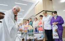Фото 15: У міських лікарнях Львова освятили паски