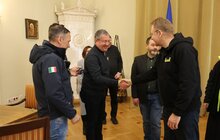Фото 7: Делегація з Італії привезла до Львова вітання від Папи та гуманітарну допомогу