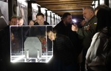 Фото 5: В Арсеналі відкрилась виставка творів мистецтва, створених із бронеплит (фоторепортаж)