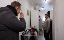 Фото 7: Замість трьох - одне зимове: як живуть мешканці найбільшого у Львові модульного містечка (відео)
