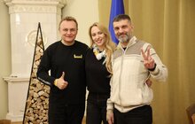Фото 5: 2,5 мільйони для НЕЗЛАМНИХ: Оля Полякова разом із захисником з Азовсталі Михайлом Діановим приїхали до Львова