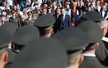 Фото 6: На площі біля пам’ятника Т. Шевченку відбулись урочистості з нагоди Дня захисника України